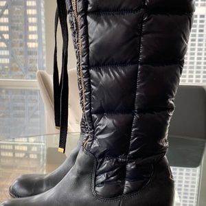 Moncler boots size 38  3 inch heel